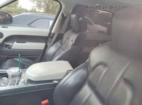SALWR2KFXGA103419 2016 LAND ROVER RANGE Black Widok tylnych siedzeń