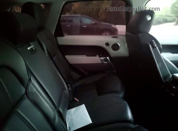 SALWR2KFXGA103419 2016 LAND ROVER RANGE Black Widok wnętrza z tyłu