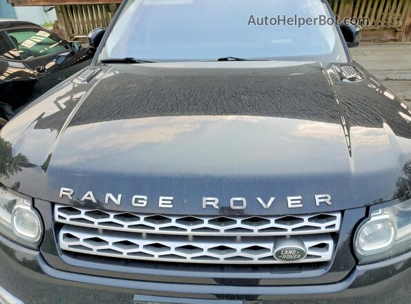 SALWR2KFXGA103419 2016 LAND ROVER RANGE Black Widok komory silnika