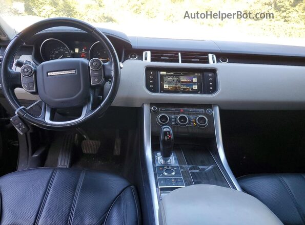 SALWR2KFXGA103419 2016 LAND ROVER RANGE Black Widok deski rozdzielczej