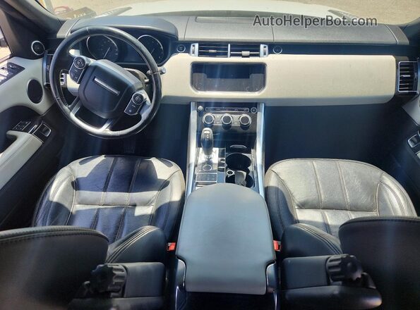 SALWR2PF0GA597900 2016 LAND ROVER RANGE Белый Вид панели приборов