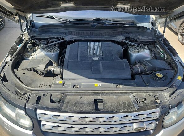 SALWR2PF1GA120196 2016 LAND ROVER RANGE Silver Engine compartment view