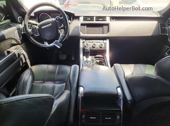SALWR2PF1GA590132 2016 LAND ROVER RANGE Black Вид панелі приладів