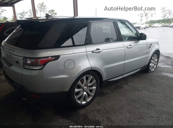 SALWR2PF3GA598698 2016 LAND ROVER RANGE ROVER SPORT Silver Trasero derecho