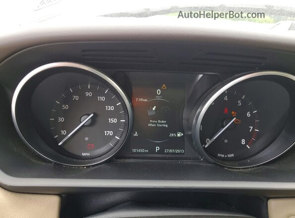 SALWR2PF4GA589945 2016 LAND ROVER RANGE White Vista del cuadro de instrumentos