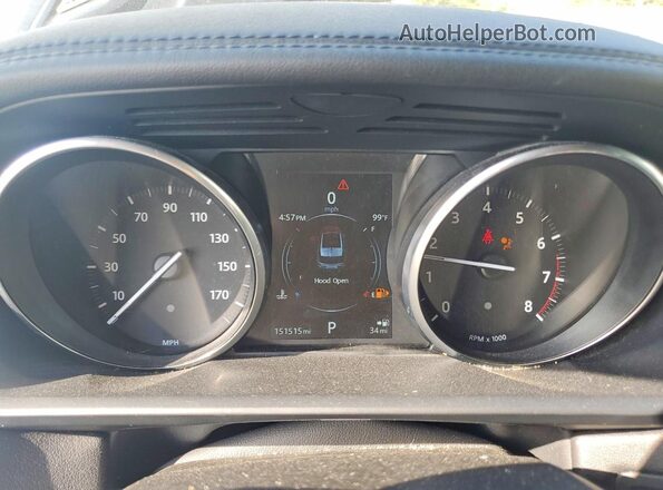 SALWR2PF5GA117334 2016 LAND ROVER RANGE Black ხელსაწყოთა პანელის ხედი