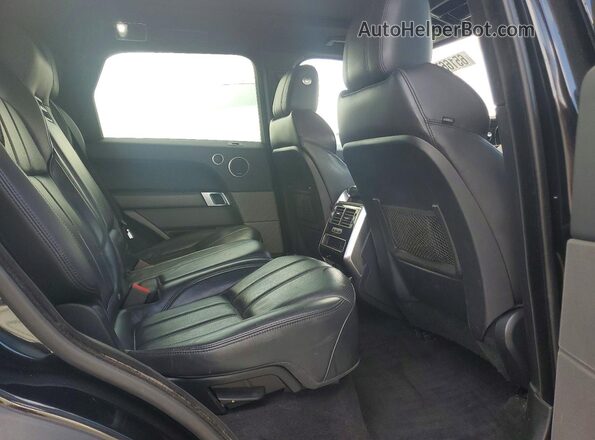 SALWR2PF5GA117334 2016 LAND ROVER RANGE Black უკანა სალონის ხედი
