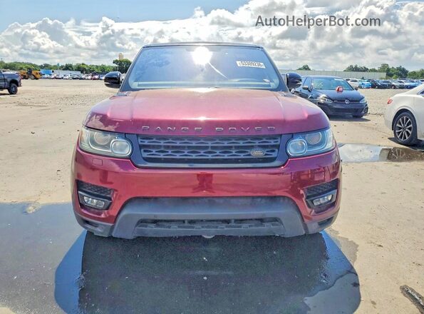 SALWR2PF5GA653586 2016 LAND ROVER RANGE Red Widok z przodu