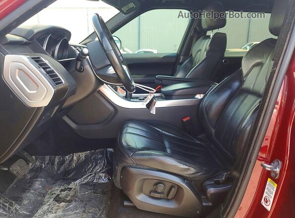 SALWR2PF5GA653586 2016 LAND ROVER RANGE Red Widok wnętrza z przodu