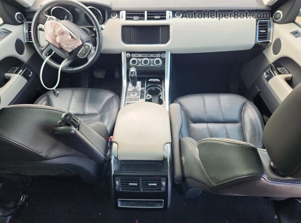 SALWR2PF9GA124013 2016 LAND ROVER RANGE White Вид панелі приладів