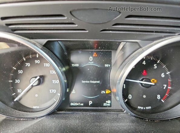 SALWR2PFXGA100285 2016 LAND ROVER RANGE Silver Vista del cuadro de instrumentos