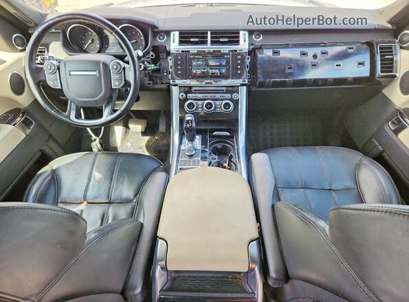 SALWR2PFXGA100285 2016 LAND ROVER RANGE Silver Vista del salpicadero