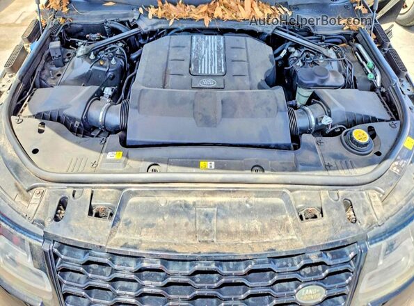 SALWR2RE0JA187576 2018 LAND ROVER RANGE Black Rear interior view