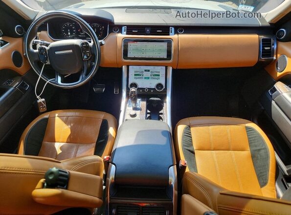 SALWR2RE2KA872941 2019 LAND ROVER RANGE White Vista del salpicadero