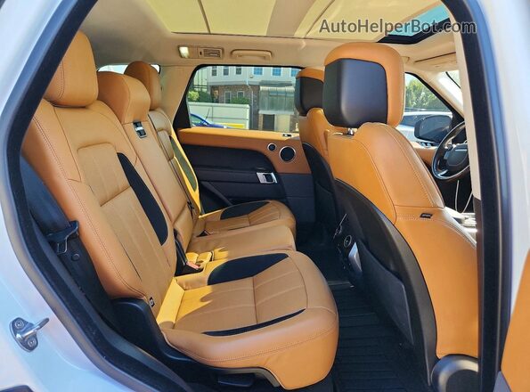 SALWR2RE2KA872941 2019 LAND ROVER RANGE White Vista interior trasera