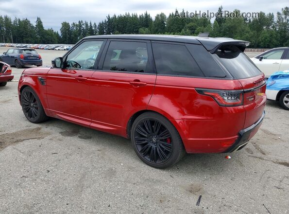 SALWR2RE3KA822694 2019 LAND ROVER RANGE Red Tył lewy