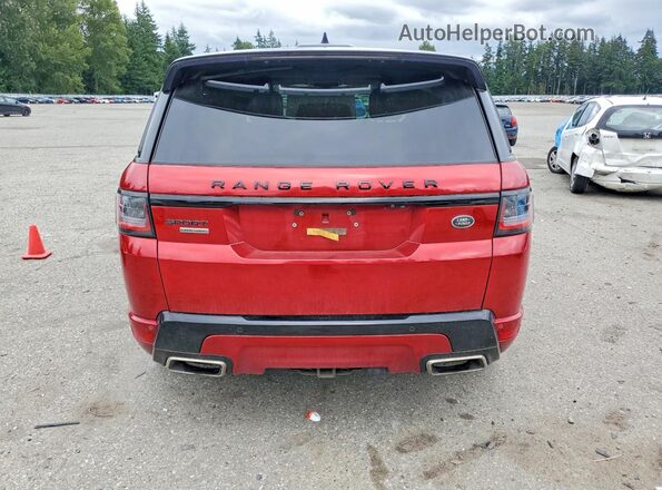 SALWR2RE3KA822694 2019 LAND ROVER RANGE Red Widok z tyłu