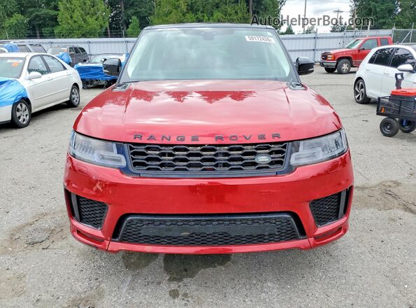 SALWR2RE3KA822694 2019 LAND ROVER RANGE Red Widok z przodu