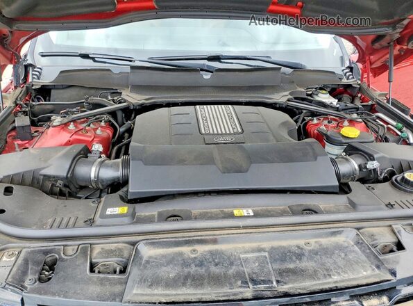 SALWR2RE3KA822694 2019 LAND ROVER RANGE Red Widok komory silnika