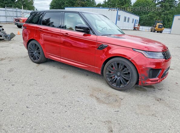SALWR2RE3KA822694 2019 LAND ROVER RANGE Red Przód prawy