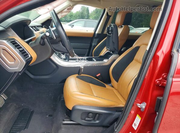 SALWR2RE3KA822694 2019 LAND ROVER RANGE Red Widok wnętrza z przodu