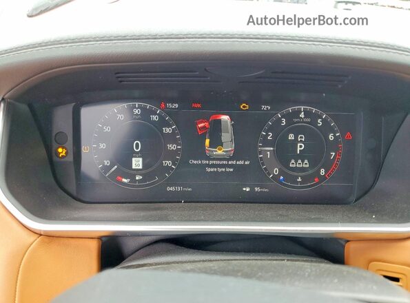 SALWR2RE3KA822694 2019 LAND ROVER RANGE Red Widok zestawu wskaźników