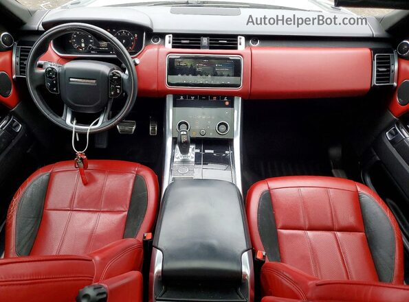 SALWR2RE3KA864346 2019 LAND ROVER RANGE White Widok deski rozdzielczej