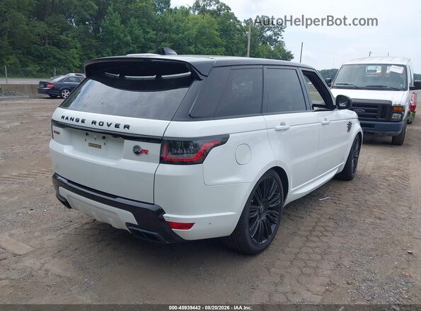 SALWR2RE4JA809547 2018 LAND ROVER RANGE ROVER SPORT White Tył prawy