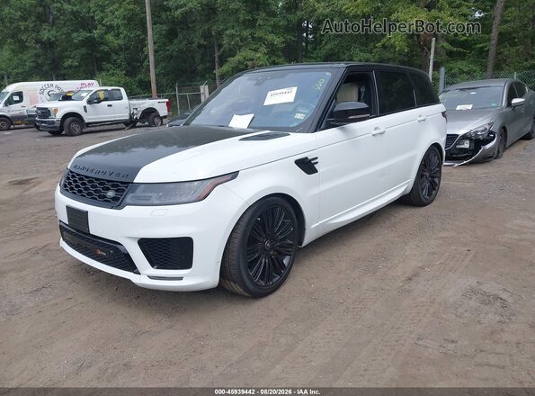 SALWR2RE4JA809547 2018 LAND ROVER RANGE ROVER SPORT White Przód lewy