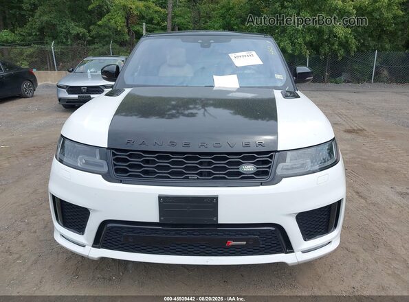 SALWR2RE4JA809547 2018 LAND ROVER RANGE ROVER SPORT White Widok zestawu wskaźników