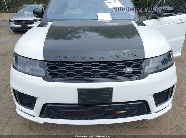 SALWR2RE4JA809547 2018 LAND ROVER RANGE ROVER SPORT White Widok z przodu