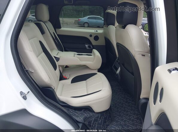 SALWR2RE4JA809547 2018 LAND ROVER RANGE ROVER SPORT White Widok naklejki z numerem VIN