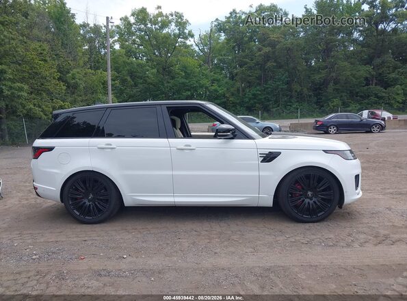 SALWR2RE4JA809547 2018 LAND ROVER RANGE ROVER SPORT White Widok wnętrza z tyłu