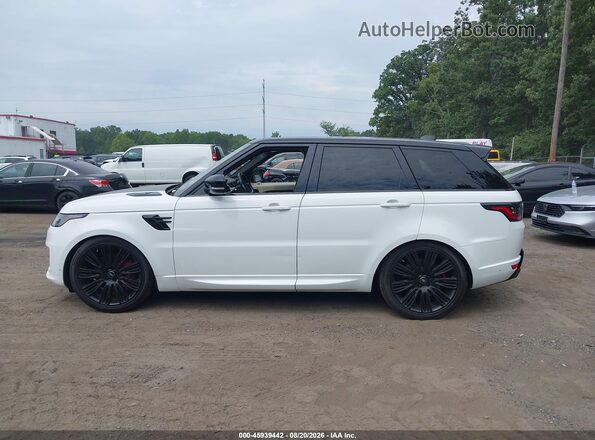 SALWR2RE4JA809547 2018 LAND ROVER RANGE ROVER SPORT White Widok wnętrza 360 stopni