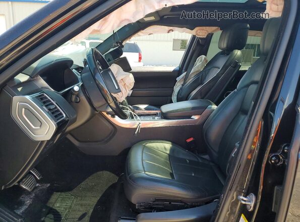 SALWR2RE8KA817314 2019 LAND ROVER RANGE Черный Вид салона спереди