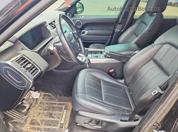 SALWR2RK4LA718772 2020 LAND ROVER RANGE Black Вид салону спереду