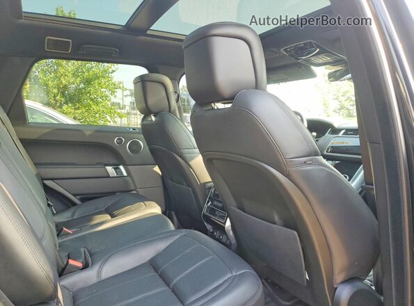 SALWR2RU2KA870078 2019 LAND ROVER RANGE Черный Вид задней части салона