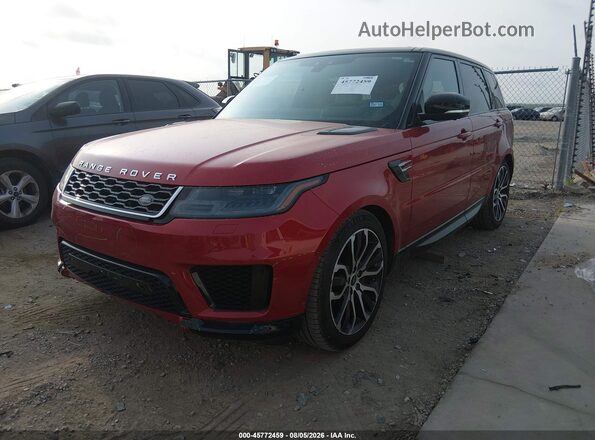 SALWR2RU4KA858675 2019 LAND ROVER RANGE ROVER SPORT Red Front left