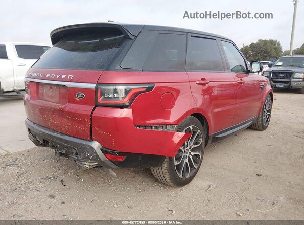 SALWR2RU4KA858675 2019 LAND ROVER RANGE ROVER SPORT Red Rear right