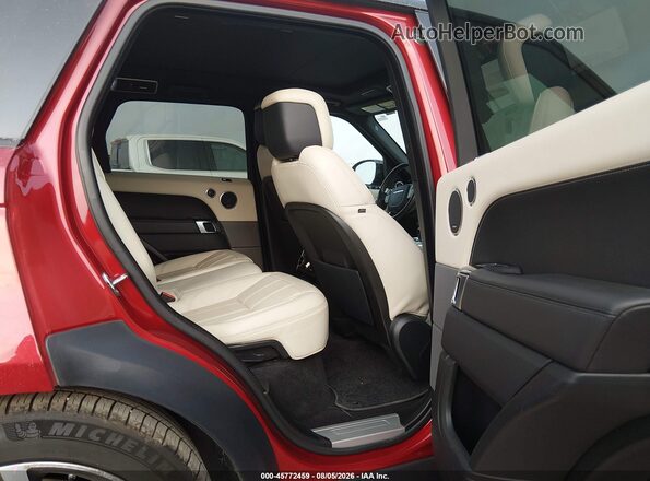 SALWR2RU4KA858675 2019 LAND ROVER RANGE ROVER SPORT Red VIN sticker view