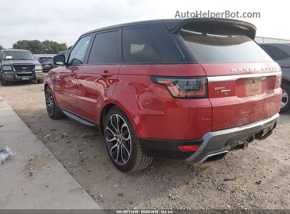 SALWR2RU4KA858675 2019 LAND ROVER RANGE ROVER SPORT Red Rear left