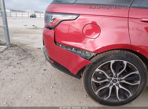 SALWR2RU4KA858675 2019 LAND ROVER RANGE ROVER SPORT Red Front view