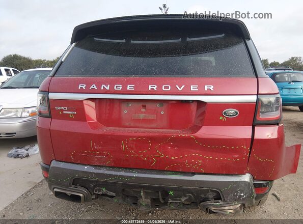 SALWR2RU4KA858675 2019 LAND ROVER RANGE ROVER SPORT Red 
