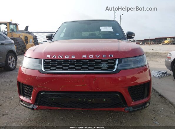 SALWR2RU4KA858675 2019 LAND ROVER RANGE ROVER SPORT Red Instrument cluster view