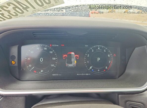SALWR2RV2JA190978 2018 LAND ROVER RANGE Белый Вид щитка приборов