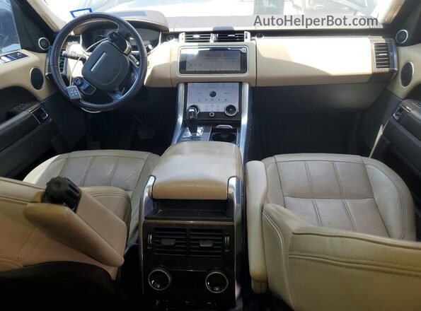 SALWR2RV2JA805822 2018 LAND ROVER RANGE Black Вид панелі приладів