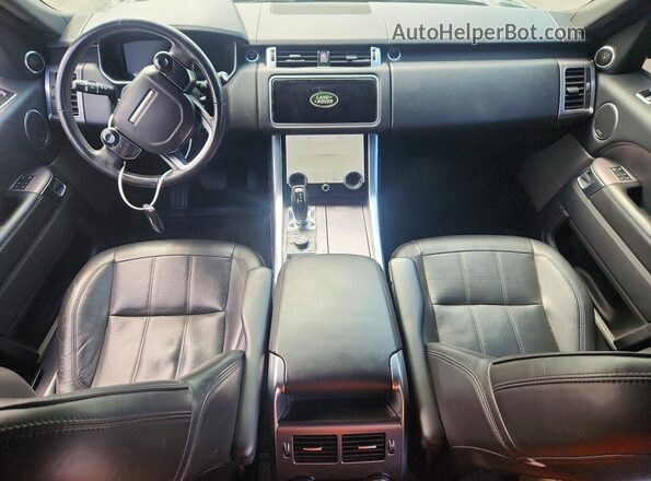 SALWR2RV3JA192125 2018 LAND ROVER RANGE Черный Вид панели приборов