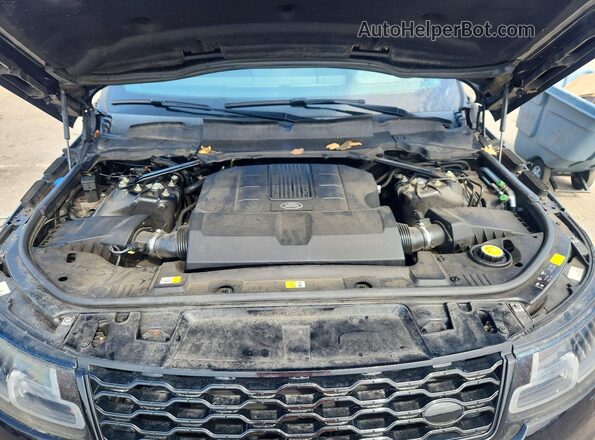 SALWR2RV3JA192125 2018 LAND ROVER RANGE Черный Вид подкапотного пространства