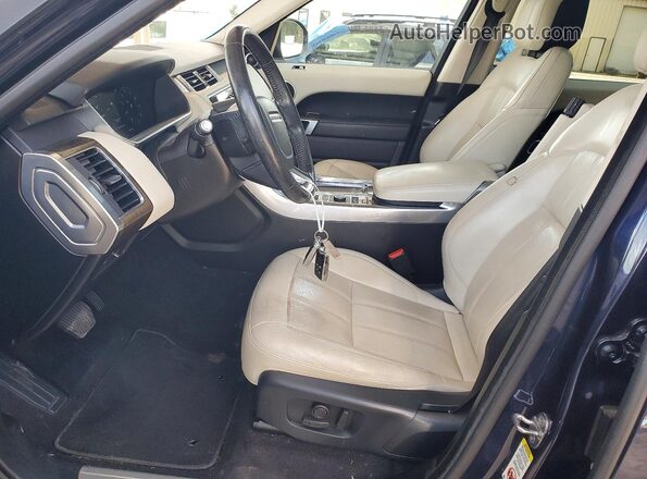 SALWR2RV4KA426533 2019 LAND ROVER RANGE Blue Widok wnętrza z przodu