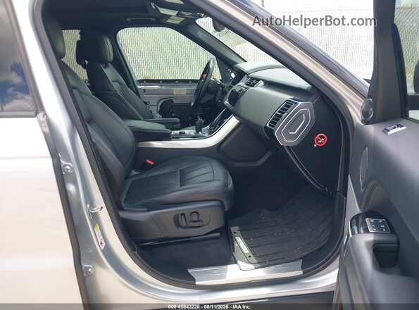 SALWR2RV5JA806110 2018 LAND ROVER RANGE ROVER SPORT Gray Widok wnętrza z przodu